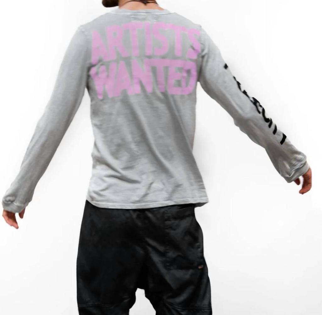 FREECITY Freecity - ARTISTSWANTED SUPERVINTAGE LONG SLEEVE TEE