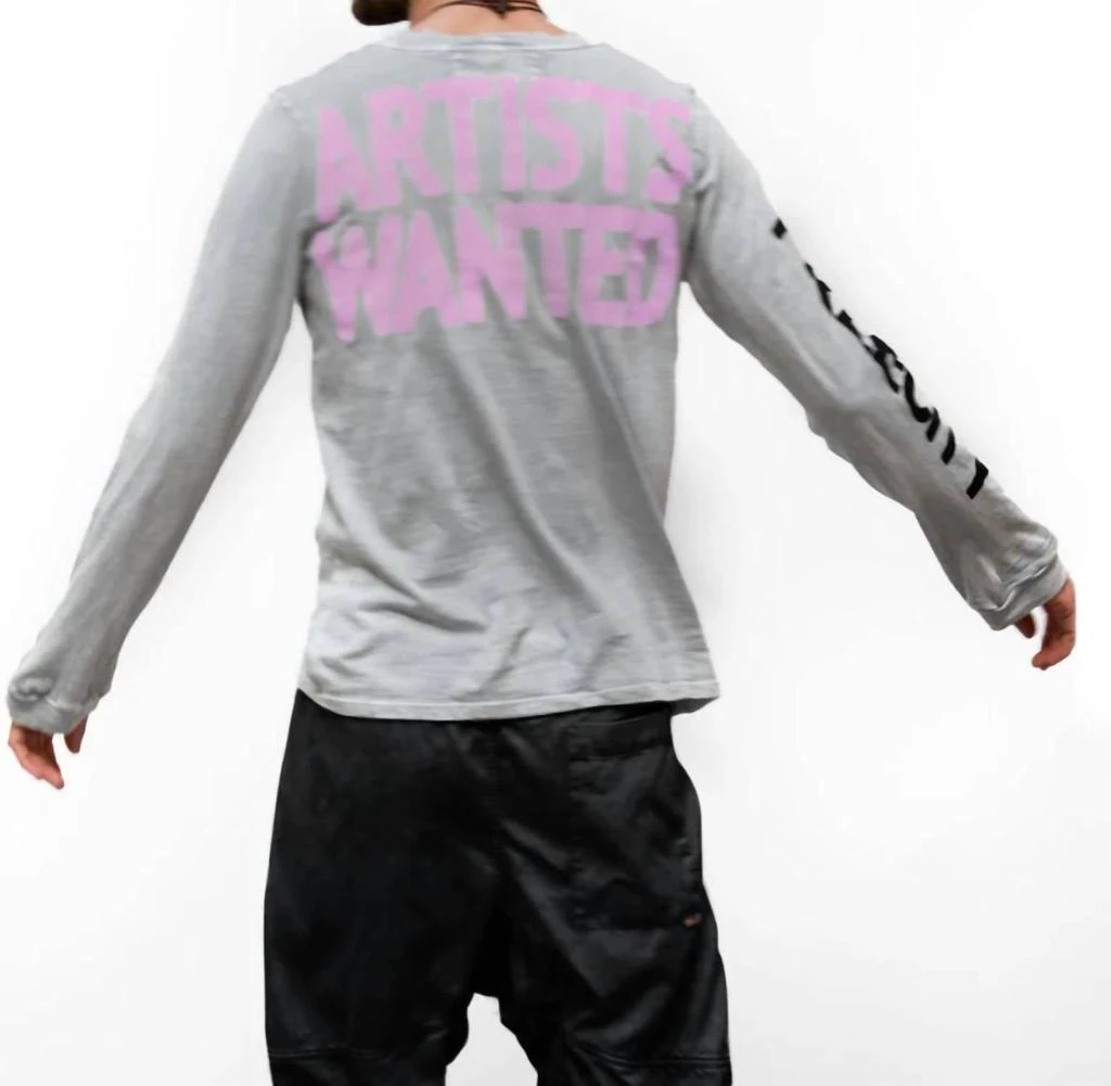 FREECITY Freecity - ARTISTSWANTED SUPERVINTAGE LONG SLEEVE TEE 1
