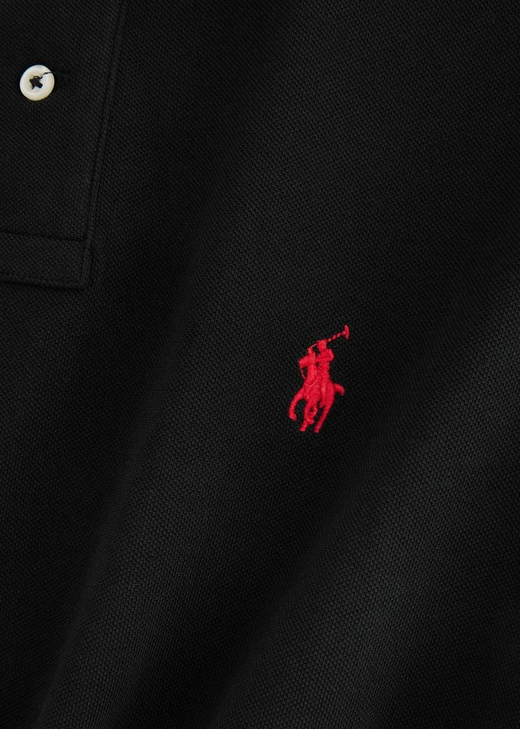 Ralph Lauren Black slim piqué cotton polo shirt 10
