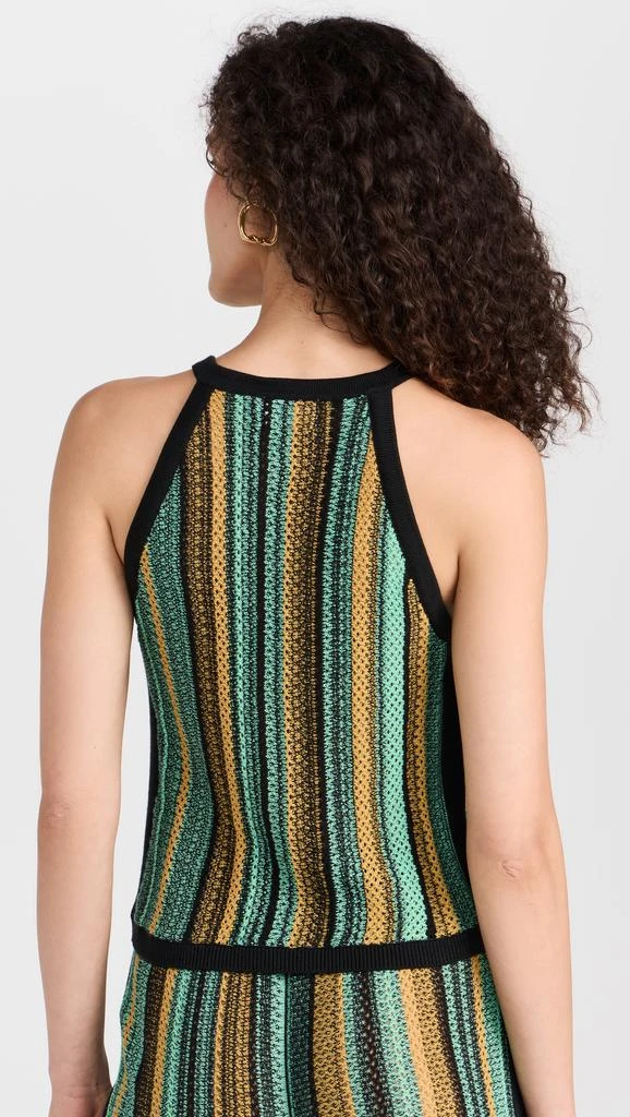 Nation LTD Mari Crochet Stripe Halter Top 2