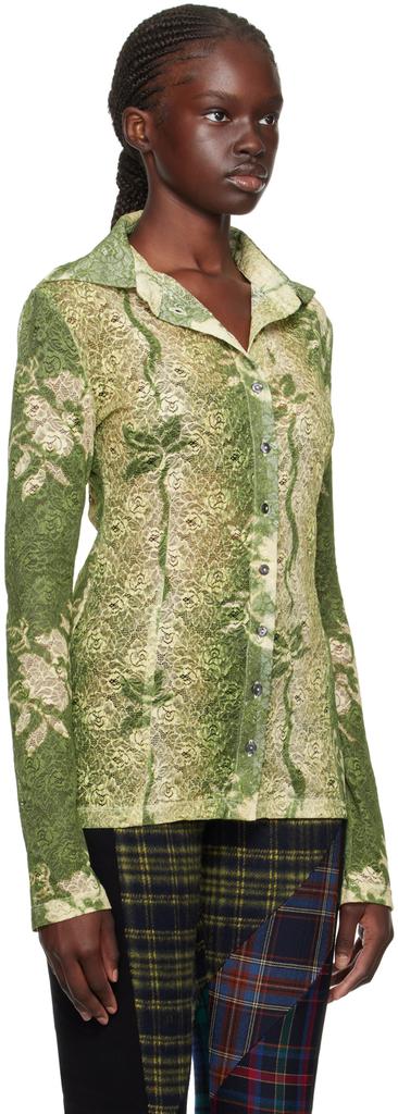 Rave Review Green Rosa Shirt