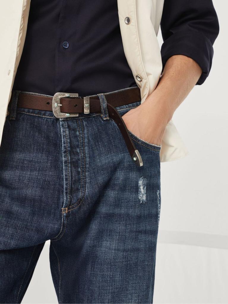 Brunello Cucinelli BRUNELLO CUCINELLI - Leather Belt