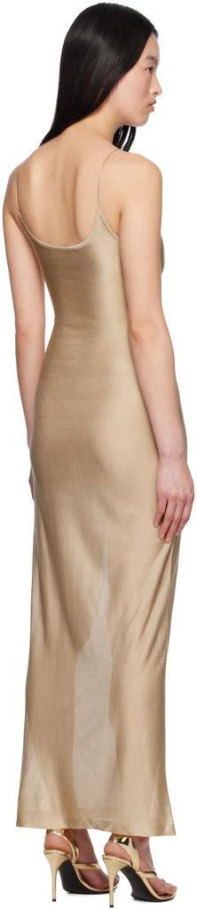 Alaïa Beige Knit Slip Dress 3