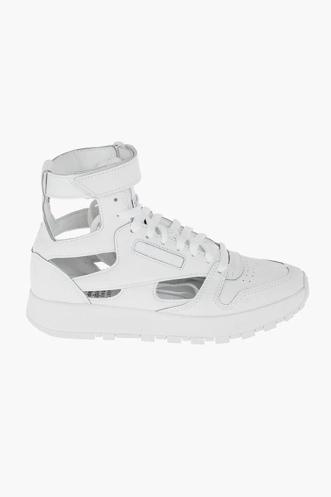 MAISON MARGIELA Mm22 X Reebok Eco-Leather Unisex Tabi Sneakers With Cutouts 2