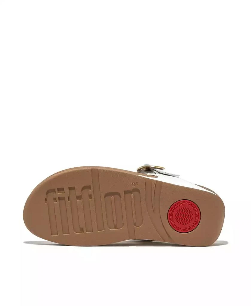 FitFlop Women's Lulu Adjustable Leather Toe-Post Sandals 4