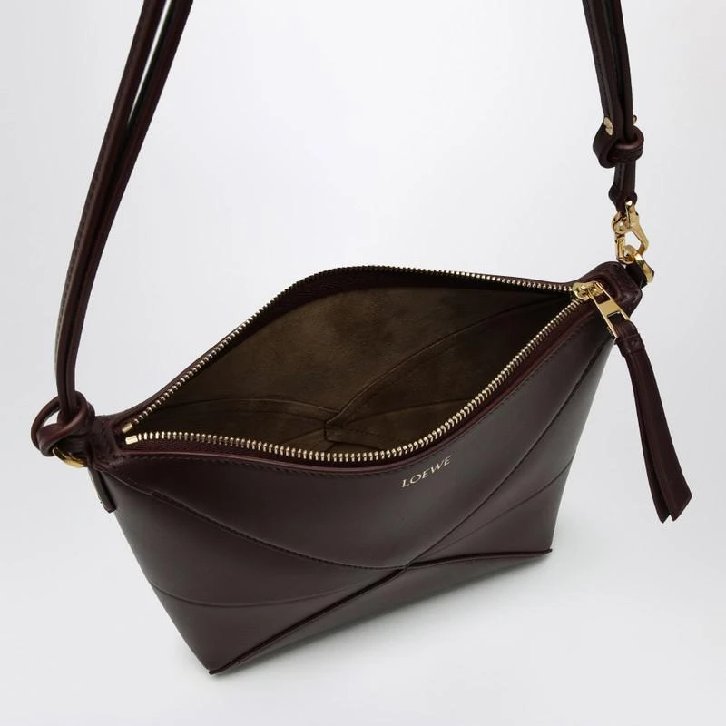 Loewe Puzzle Fold clutch bag Dark Burgundy 5