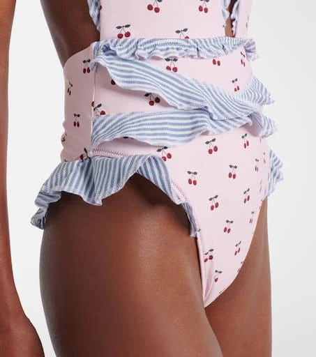 Montce Tropez printed ruffled swimsuit 5