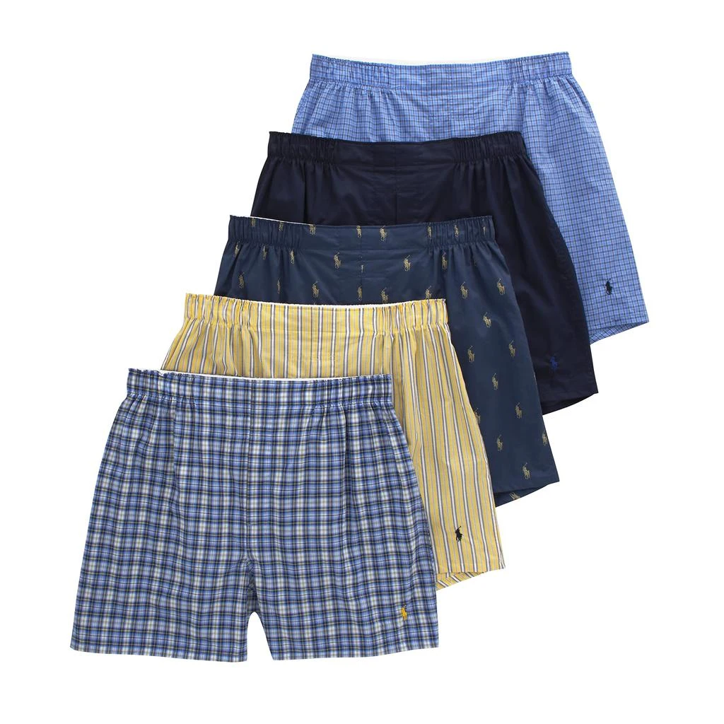 Ralph Lauren 5 Pack Classic Fit Woven Boxer 1