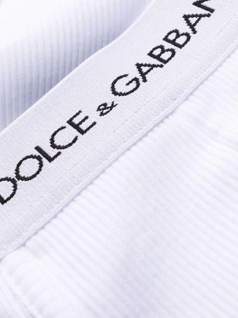 Dolce & Gabbana LOGO-WAIST COTTON BOXERS, WHITE 2