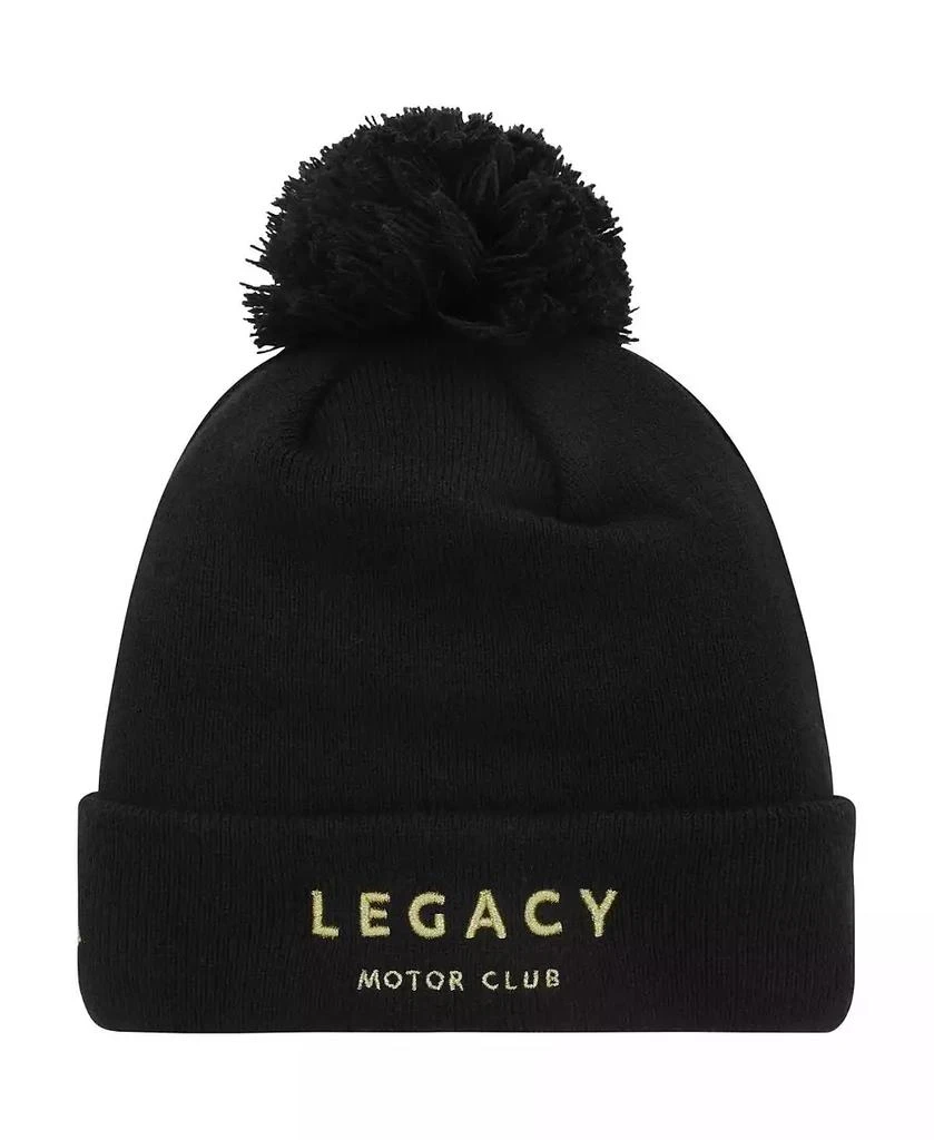 New Era Men's Black Jimmie Johnson Cuffed Knit Hat with Pom 2