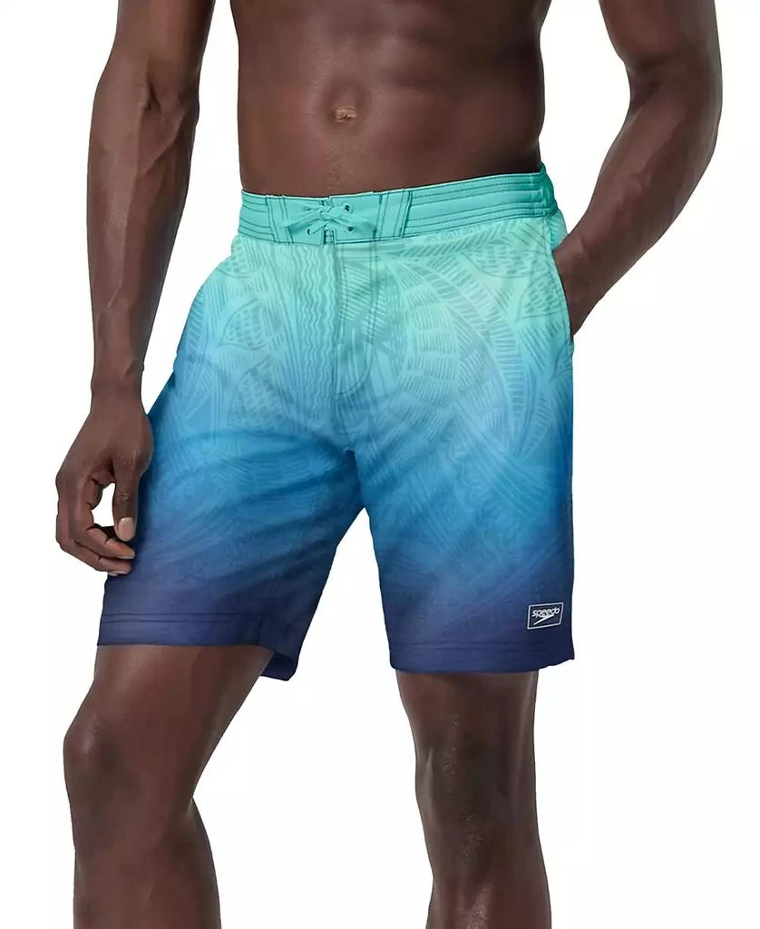 Speedo Men's Island Flow Bondi Basin Ombre Drawstring 9" Boardshorts 1