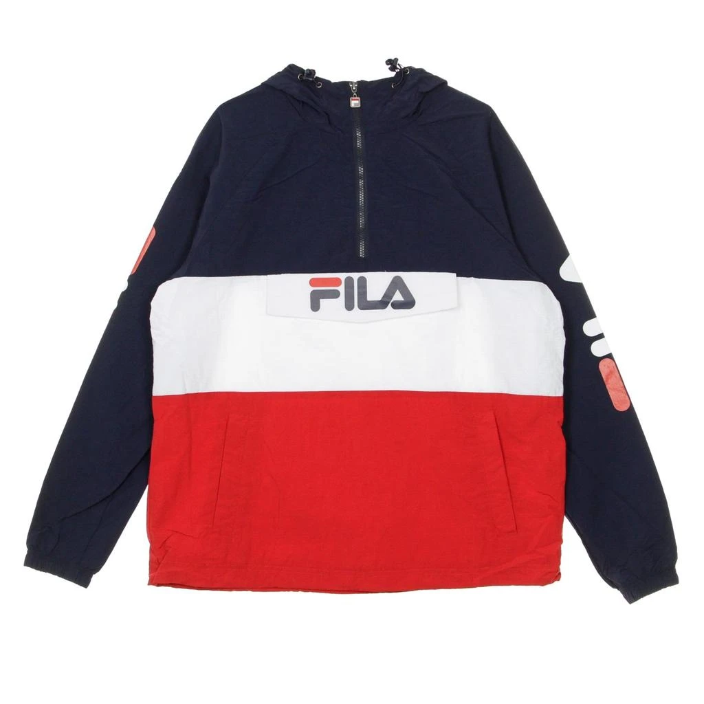 Fila Ladislaus Men's Pull-On Windbreaker Black Iris/true Red/bright White 1