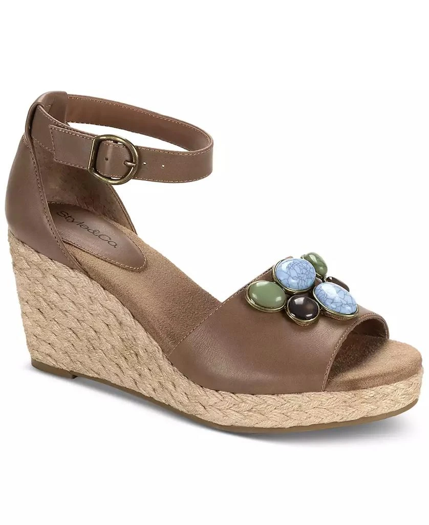 Style & Co Women's Seleeney Wedge Sandals, Created for Macy's 1