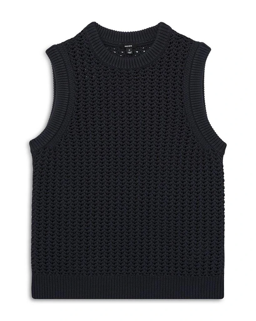 REISS Sleeveless Crochet Vest 7