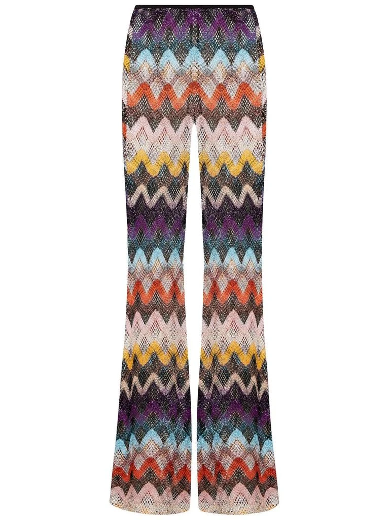 Missoni Missoni Zigzag Pattern Flared Trousers 1