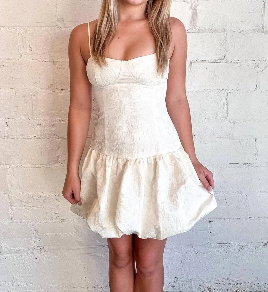 Blue Blush Blue Blush - Frosted Feels Bubble Mini Dress 1