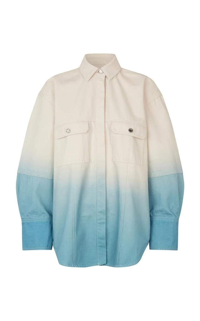 Stine Goya Stine Goya - Phoenix Ombre Denim Jacket - Light Wash - XS - Moda Operandi 1