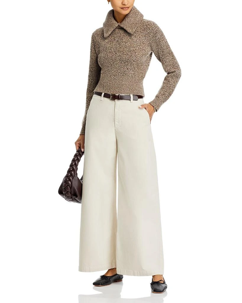 AG Caden Wide Leg Jeans in Pumice 2