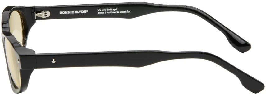 BONNIE CLYDE SSENSE Exclusive Black Roller Coaster Sunglasses 3
