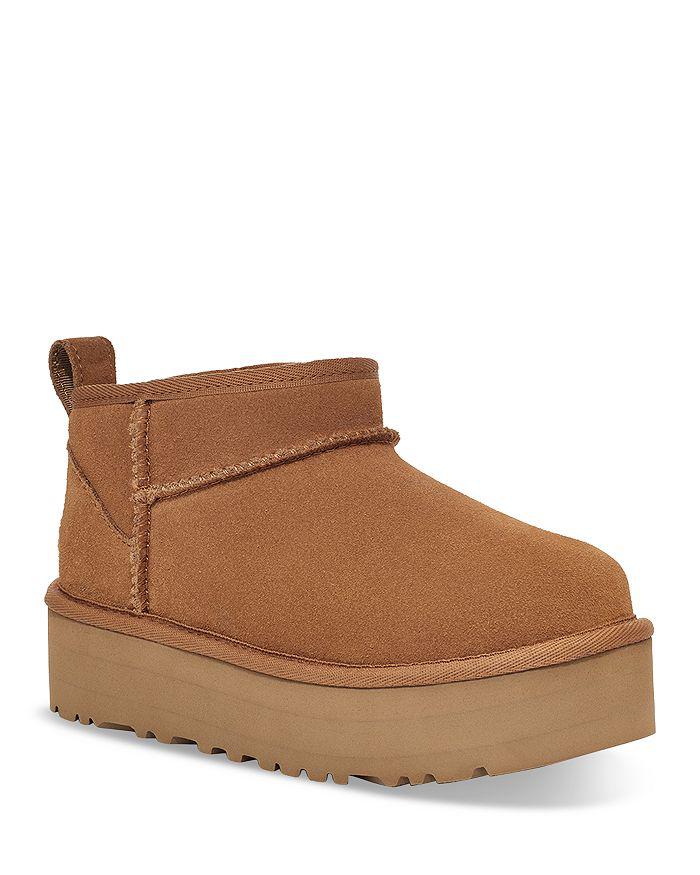 UGG Unisex Classic Ultra Mini Platform Boots - Little Kid, Big Kid