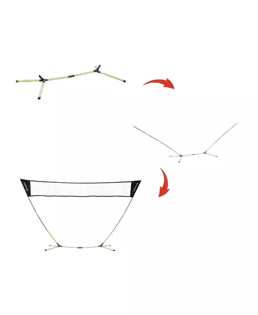 E-JET SPORT Badminton Net Outdoor Game, No Tools Required, Portable, Net Only 2