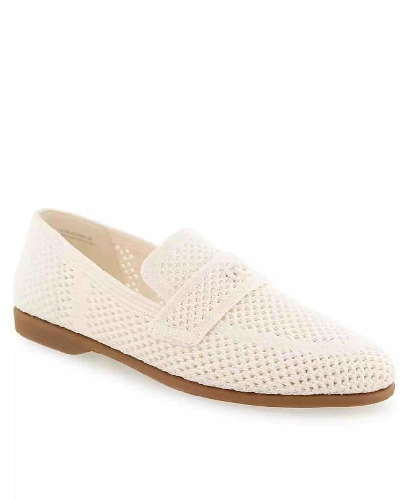 Aerosoles Women's Nanti Knit Smoking Almond Toe Slipper Flats 1