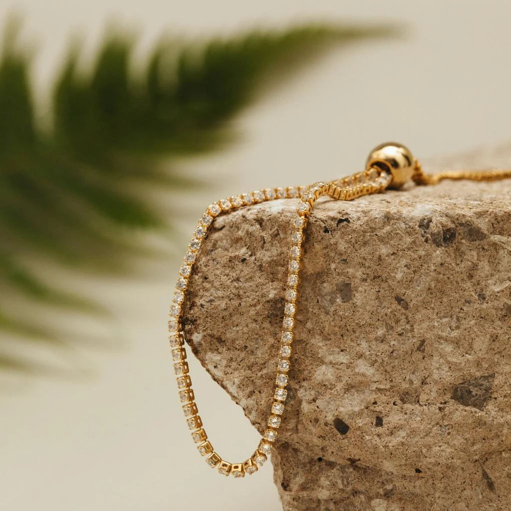 Orelia London Fine Crystal Tennis Slider Bracelet 3