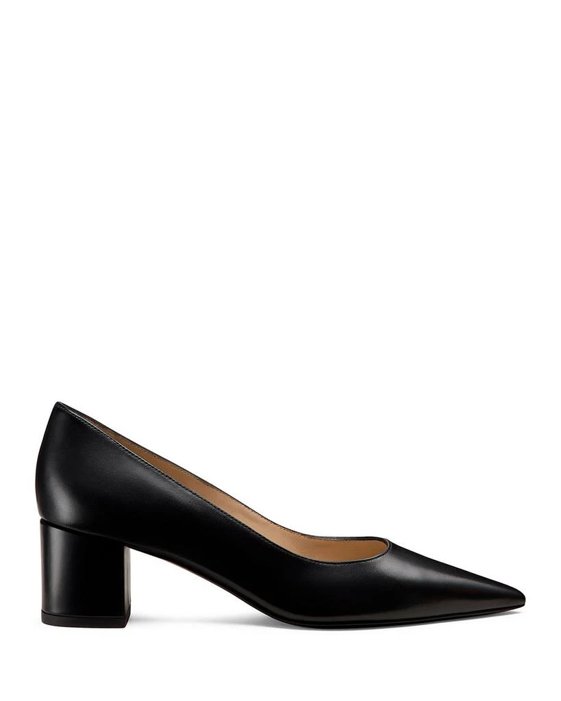 Stuart Weitzman Women's Stuart Power Block Heel Pumps 2