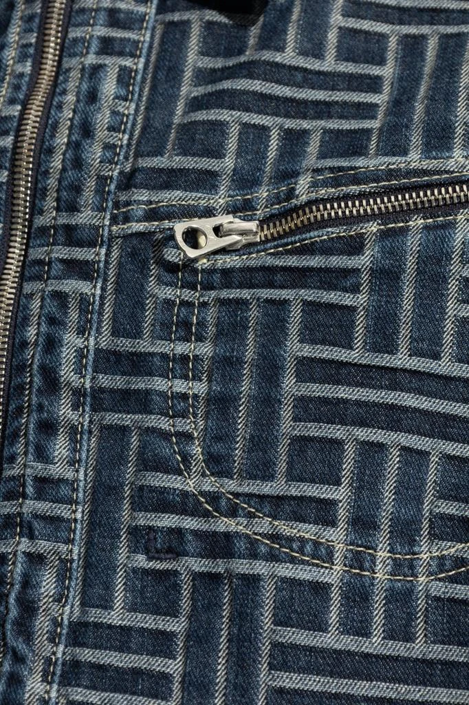 Kenzo Kenzo Weave Trucker Denim Jacket 4