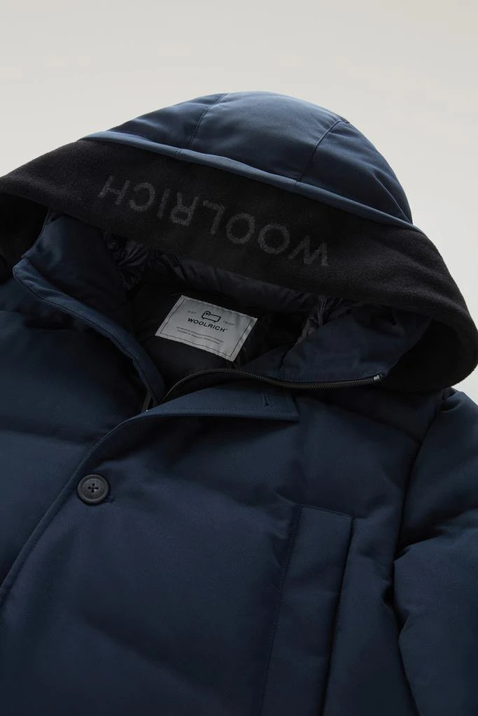 Woolrich Parka with Detachable Wool Visor - Men - Blue 7
