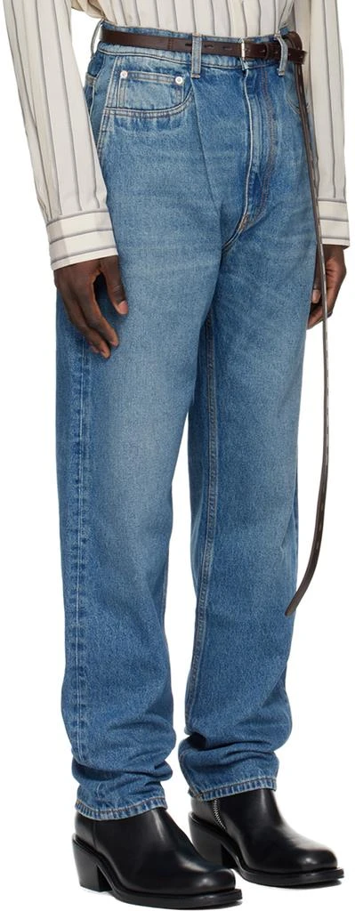 Hed Mayner Blue Faded Jeans 2