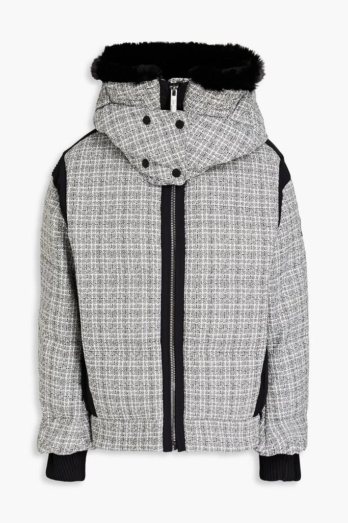Fusalp Quilted tweed hooded ski jacket 1