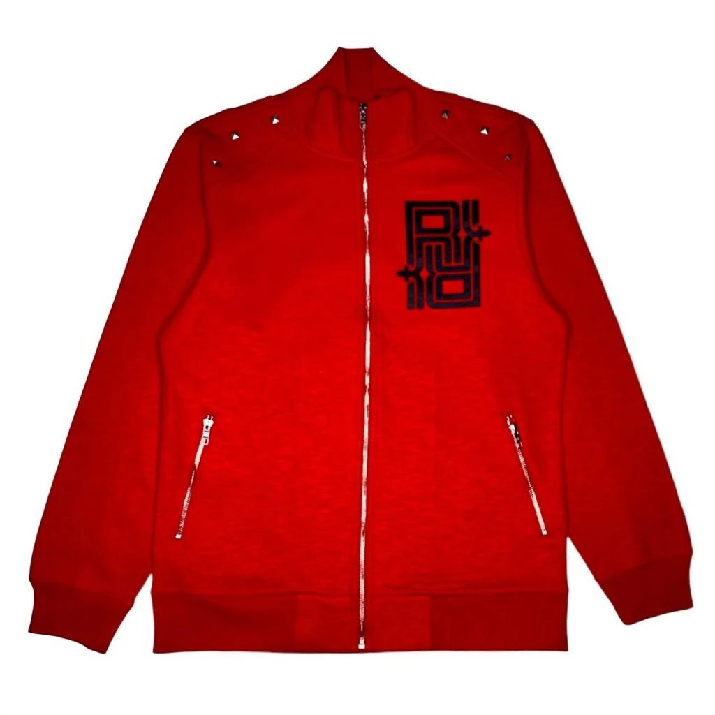 Rock Revival Men's Zip-Up Jacket In Red 1