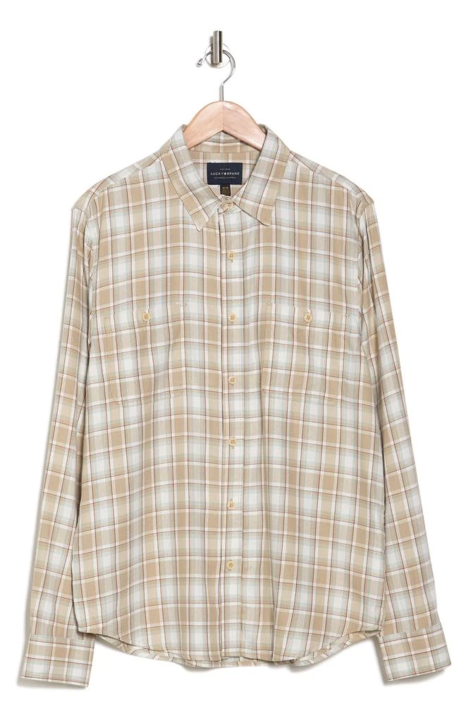 Lucky Brand Mason Plaid Workwear Button-Up Shirt 3