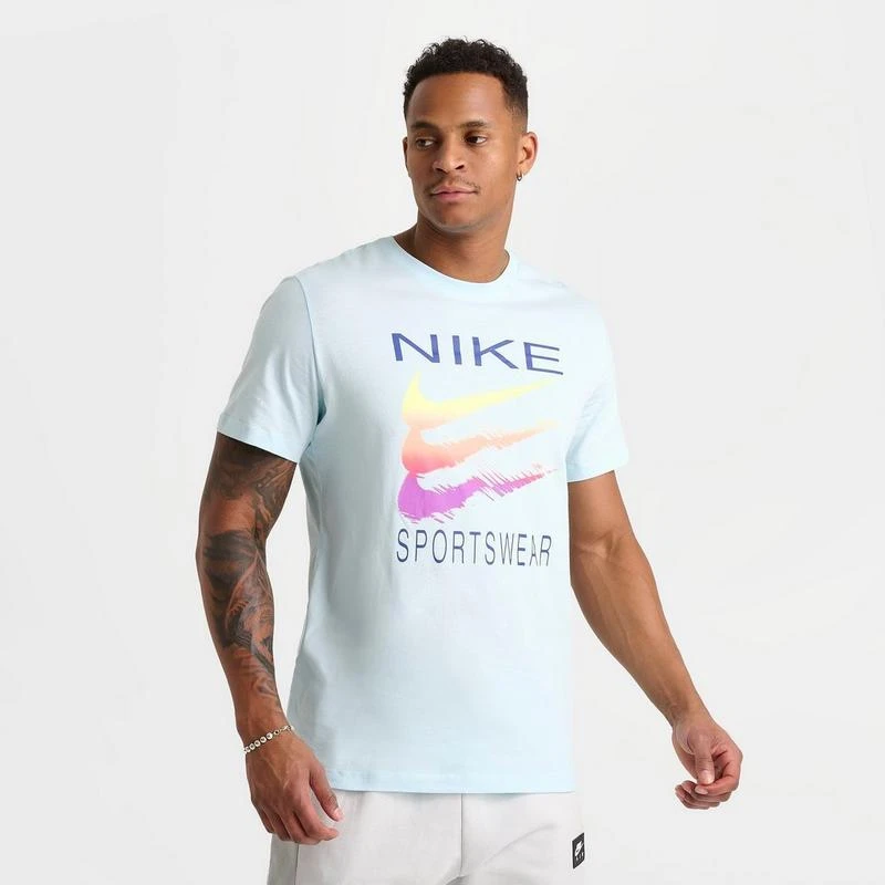 NIKE Men's Nike Sportswear Triple Swoosh T-Shirt 3