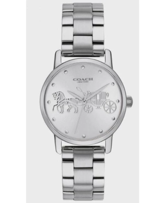 Coach Coach Perry Quartz Silver/White Dial Steel Women's Watch 14502975 1