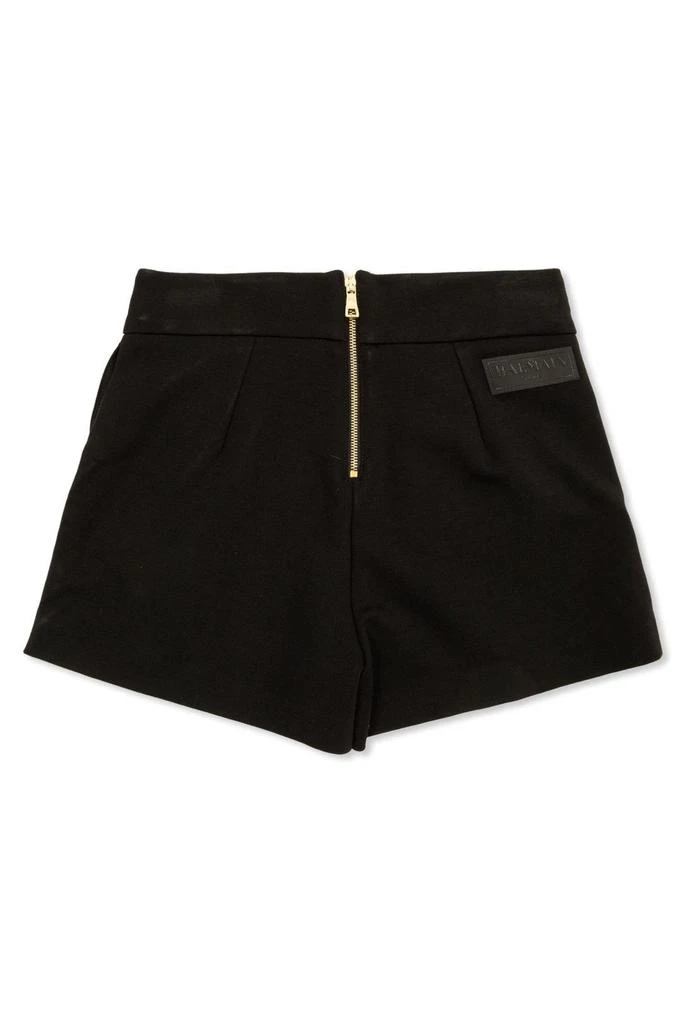 Balmain Balmain Kids Logo Patch Button Detailed Shorts 2