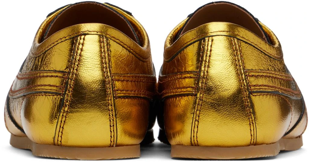 Dries Van Noten Gold Metallic Sneakers 2