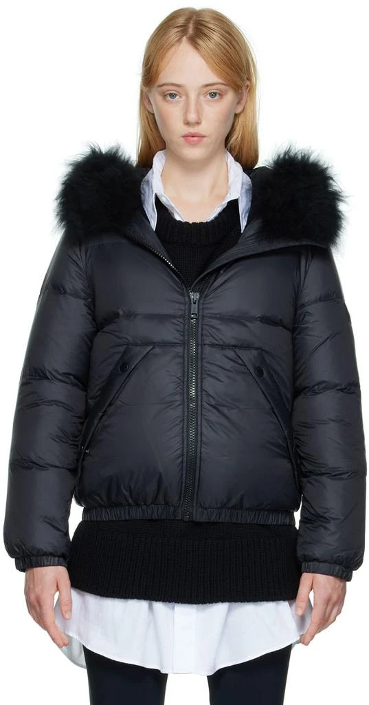 Yves Salomon - Army Black DouDoune Down Jacket 1