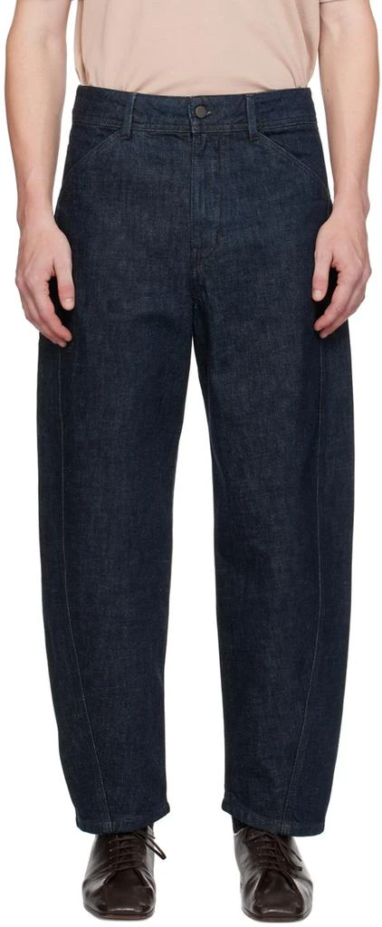 Lemaire Indigo Twisted Workwear Jeans 1