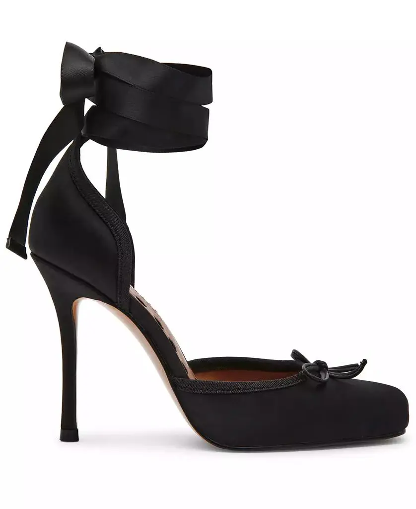 Steve Madden Women's Larina Lace-Up High-Heel Ballet Pumps 3