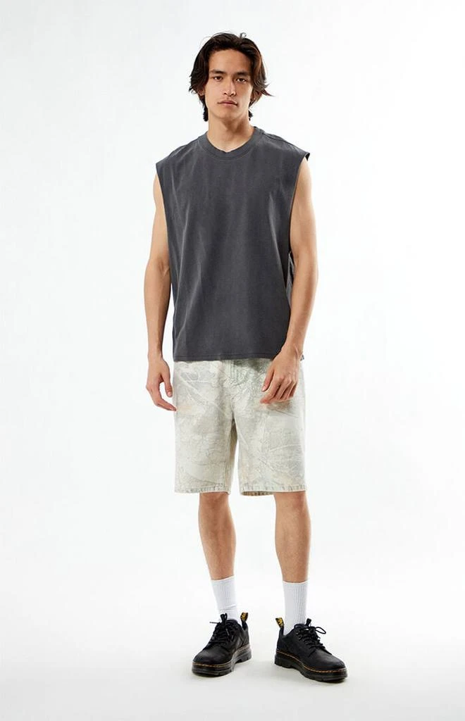 PacSun Black Cut Off Muscle T-Shirt 4