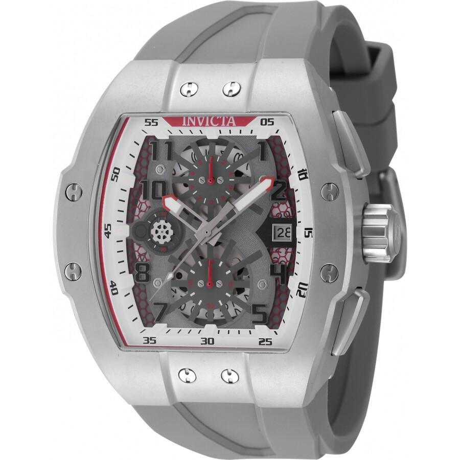 Invicta Racing Chronograph Quartz Grey Dial Men's Watch 48026