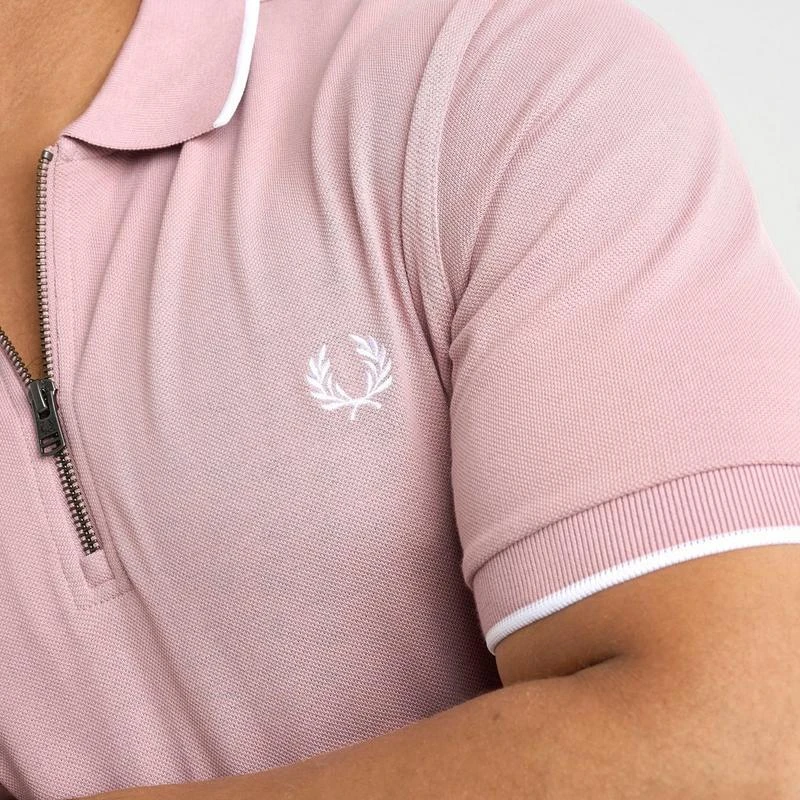 Fred Perry Men
s Fred Perry Zipped Polo Shirt 6