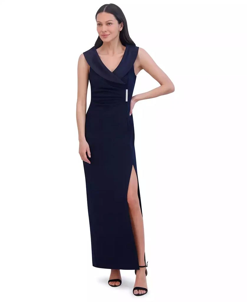 Shop Women's Collared Side-Slit Long Gown on Sale at BeyondStyle  Get 51%  Off Women's Collared Side-Slit Long Gown with Limited-Time Flash Deals,  Exclusive Discounts, and Special Offers. Enjoy Unbeatable Savings on