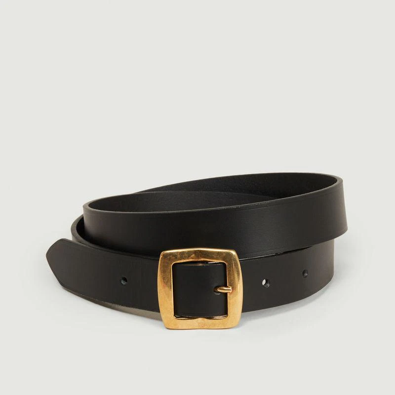 Maison Boinet 25 mm belt black MAISON BOINET 1