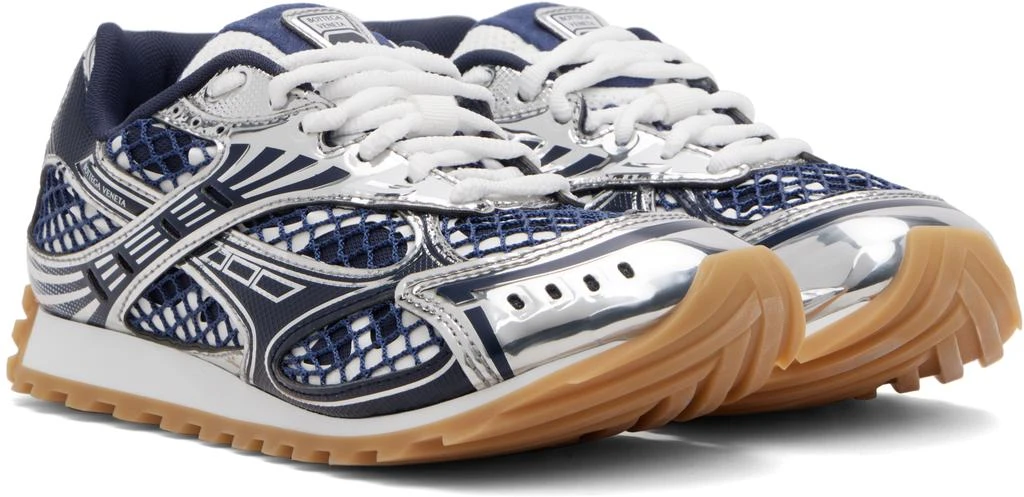Shop Navy & Silver Orbit Sneakers on Sale at BeyondStyle  display picture 1