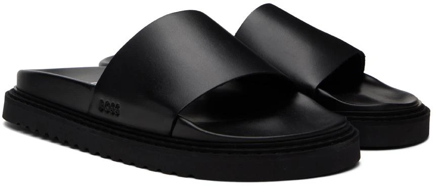 Hugo Boss Black Embossed Slides 4