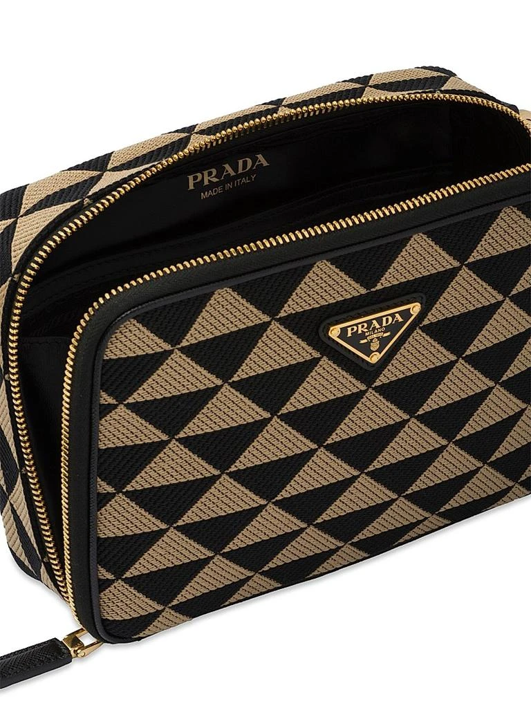 Prada Symbole Embroidered Fabric Bag 5