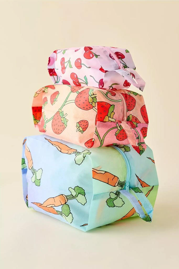 Baggu BAGGU 3D Printed Zip Pouch Set 2